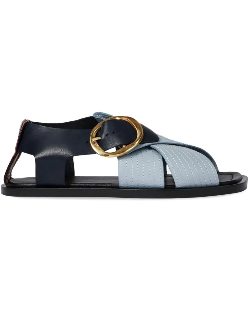 Paul Smith Sandalen mit überkreuzten Riemen - Blau Blau