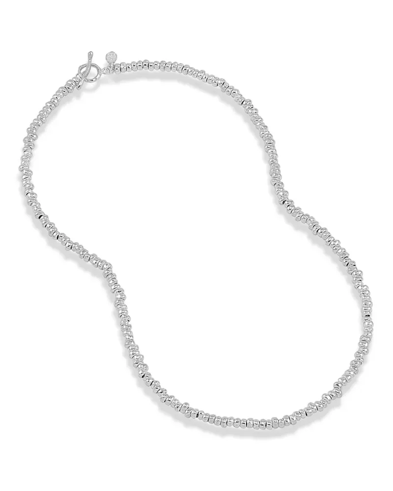 Dower & Hall Kleine Nugget Halskette - Silber Silber