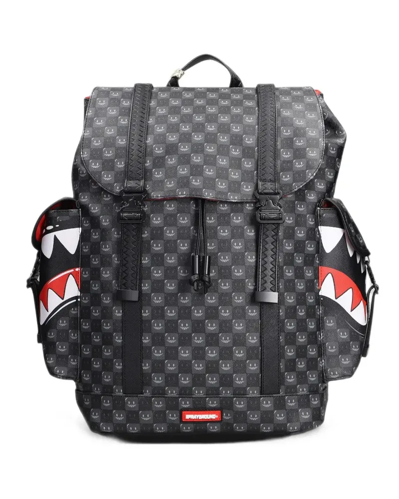 Sprayground Shinobi Sharks In Paris Monte Carlo backpack - Schwarz Schwarz