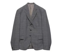 Karierte Jacke mit Prince of Wales-Karo - Grau