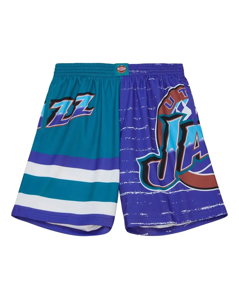 Mitchell & Ness Utah Jazz Jumbotron 3.0 Shorts - Blau Blau