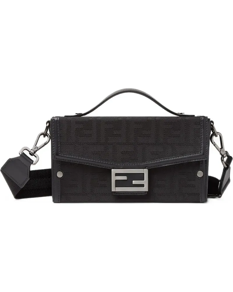 Fendi Soft Trunk Schultertasche - Schwarz Schwarz