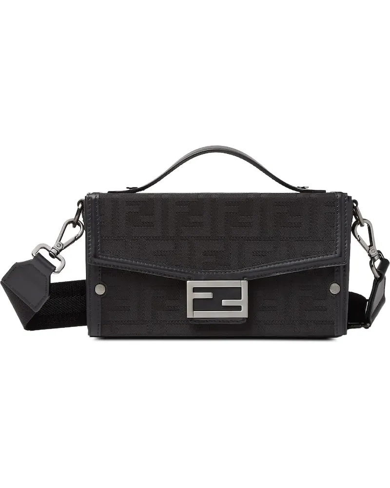 Fendi Soft Trunk Schultertasche - Schwarz Schwarz