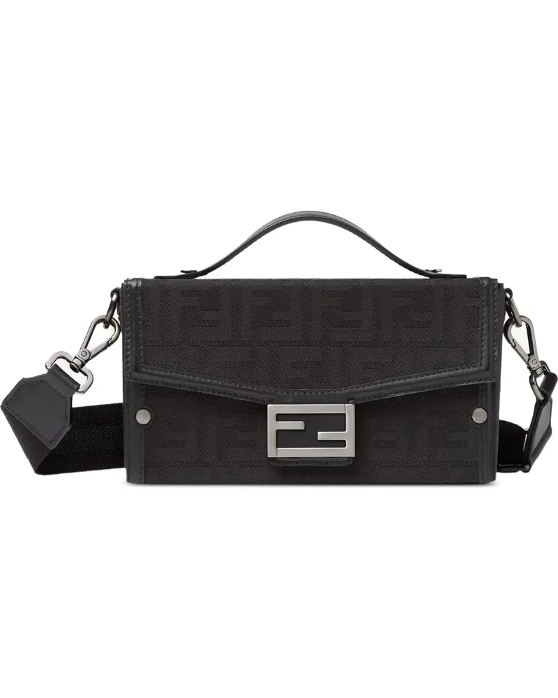 Fendi Baguette Schultertasche - Schwarz Schwarz