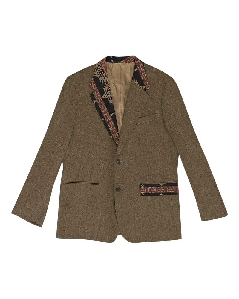 Aimé Leon Dore patterned blazer - Braun Braun