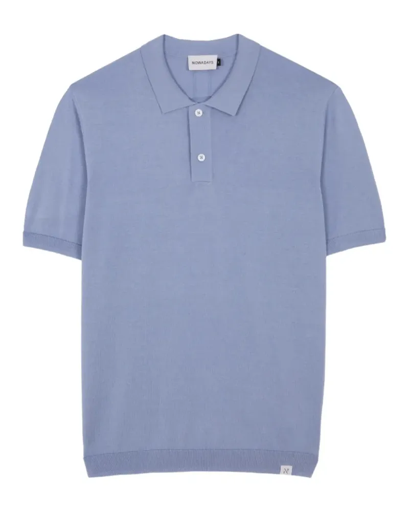 Nowadays short-sleeve polo shirt - Blau Blau
