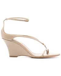 KHAITE Marion Wedge-Sandalen 80mm Nude