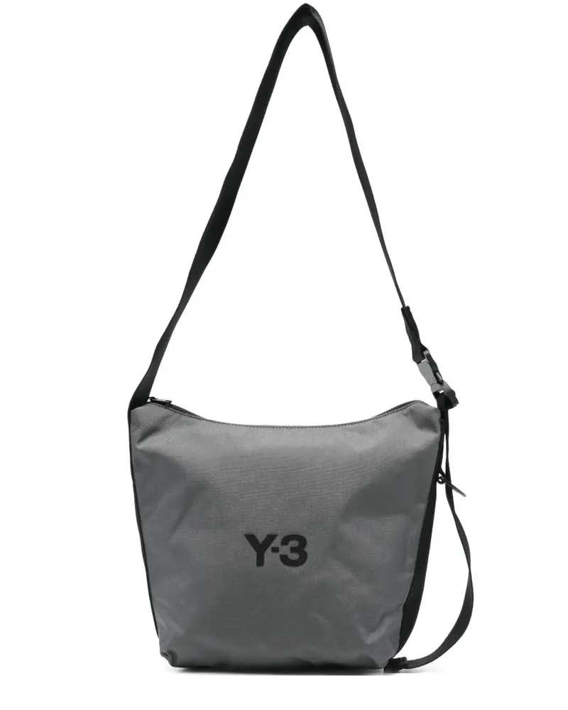 Y-3 Kuriertasche mit Schnallenverschluss - Grau Grau