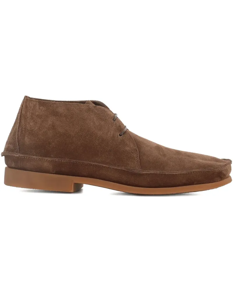 Alexander Hotto Knöchelhohe Wildlederstiefel - Braun Braun
