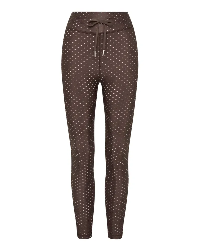 The Upside Poet Leggings mit Print - Braun Braun