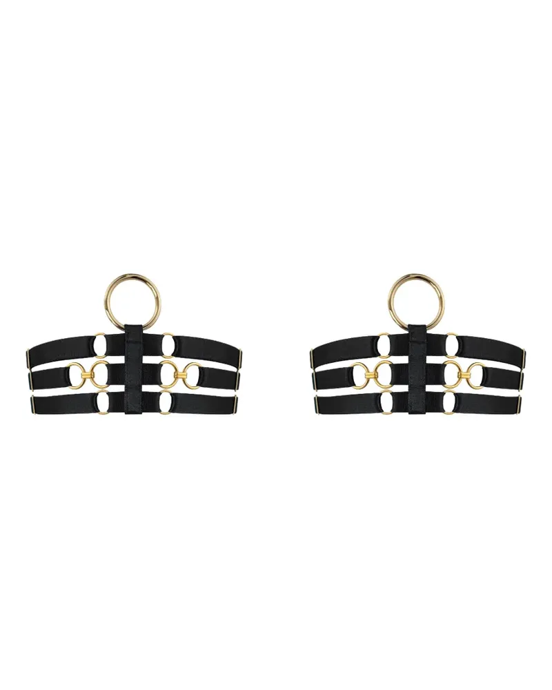 Bordelle Zenna Strumpfhalter (2er-Set) - Schwarz Schwarz