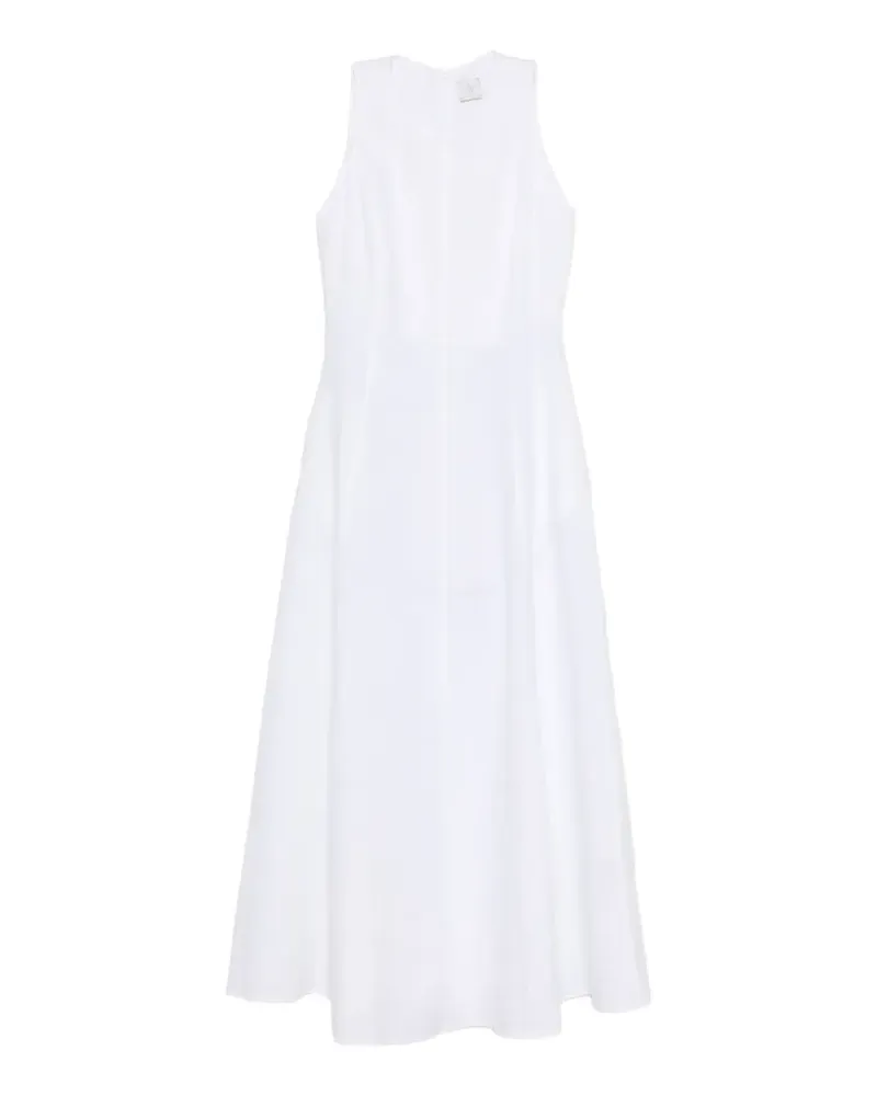 Eleventy Trägerkleid in A-Linie - Weiß Weiß