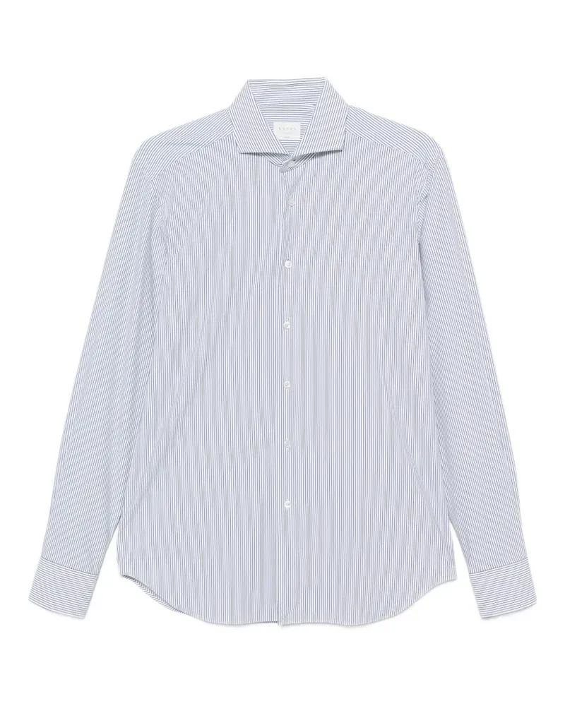 XACUS striped long-sleeve shirt - Weiß Weiß