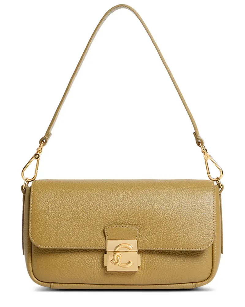 Coccinelle Mittelgroße C-Me Lock Schultertasche - Grün Grün