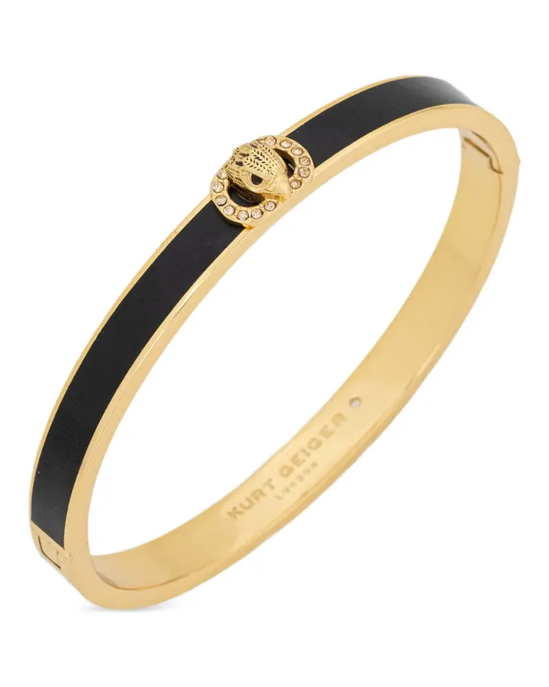 Kurt Geiger Chelsea eagle-head bangle bracelet - Gold Gold