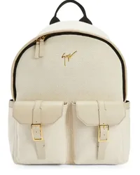 Giuseppe Zanotti Roiy Rucksack aus Canvas im Utility-Look Nude