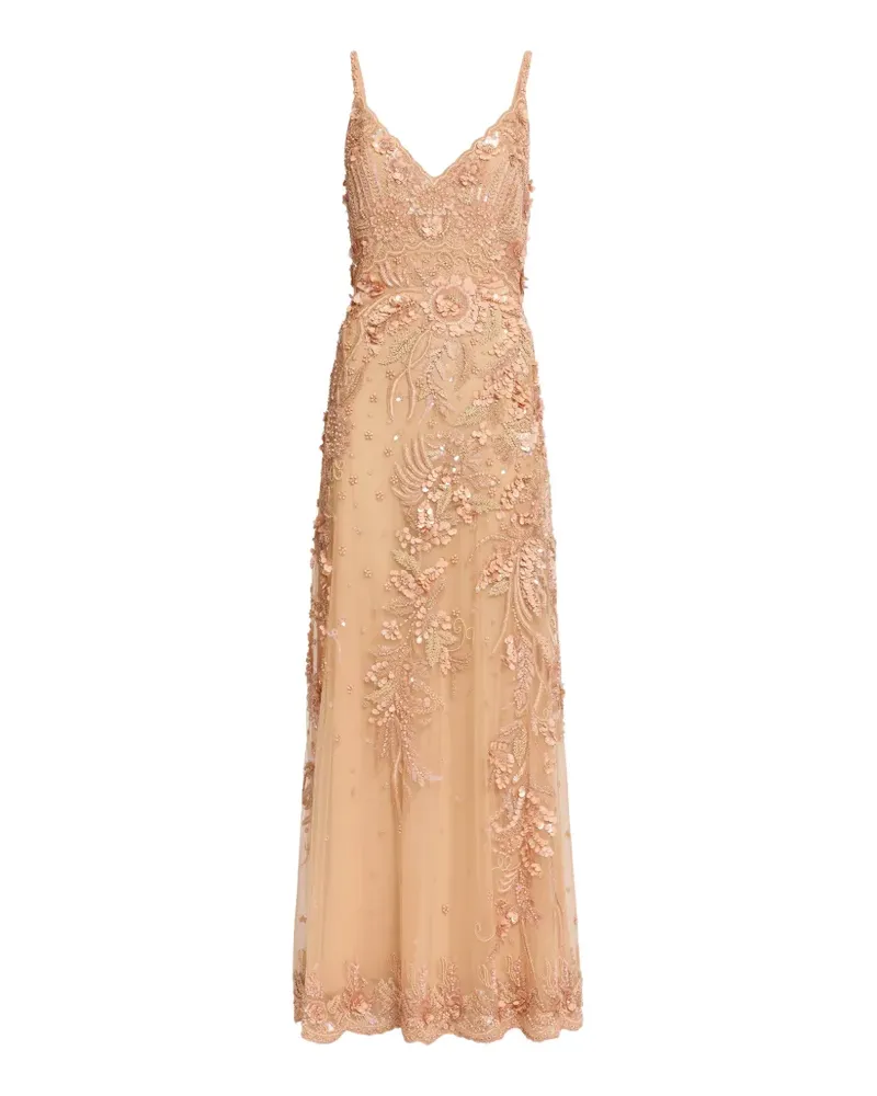 Elie Saab Besticktes Kleid - Nude Nude