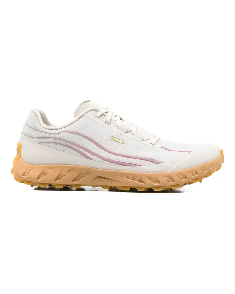 Norda 002 lace-up sneakers - Nude Nude