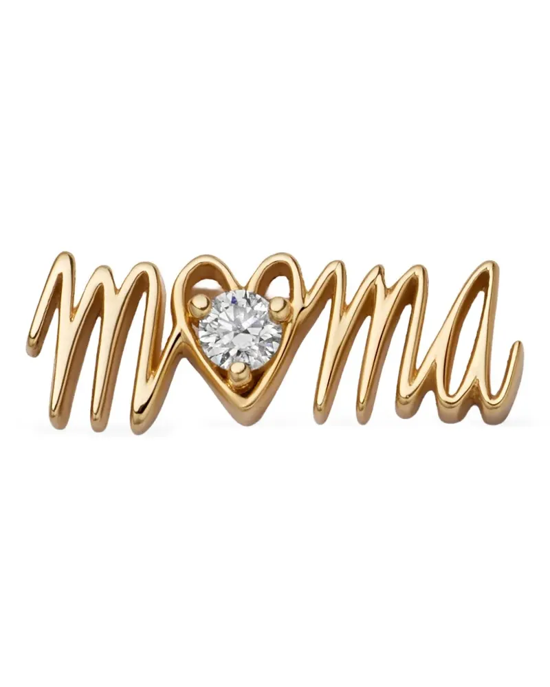 Loquet Mama Script Anhänger - Gold Gold