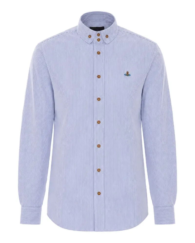 Vivienne Westwood Gestreiftes Hemd - Blau Blau