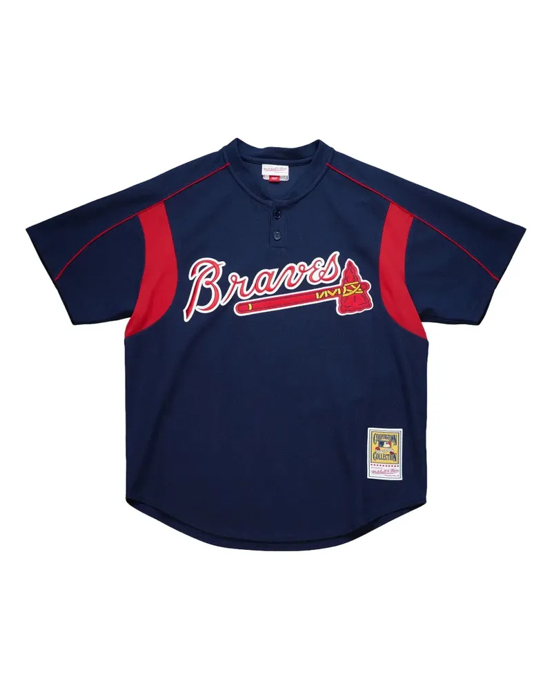 Mitchell & Ness Braves 2003 John Smoltz Trikot - Blau Blau