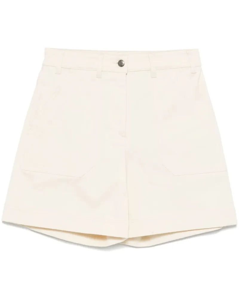 Moncler Shorts aus Gabardine - Weiß Weiß
