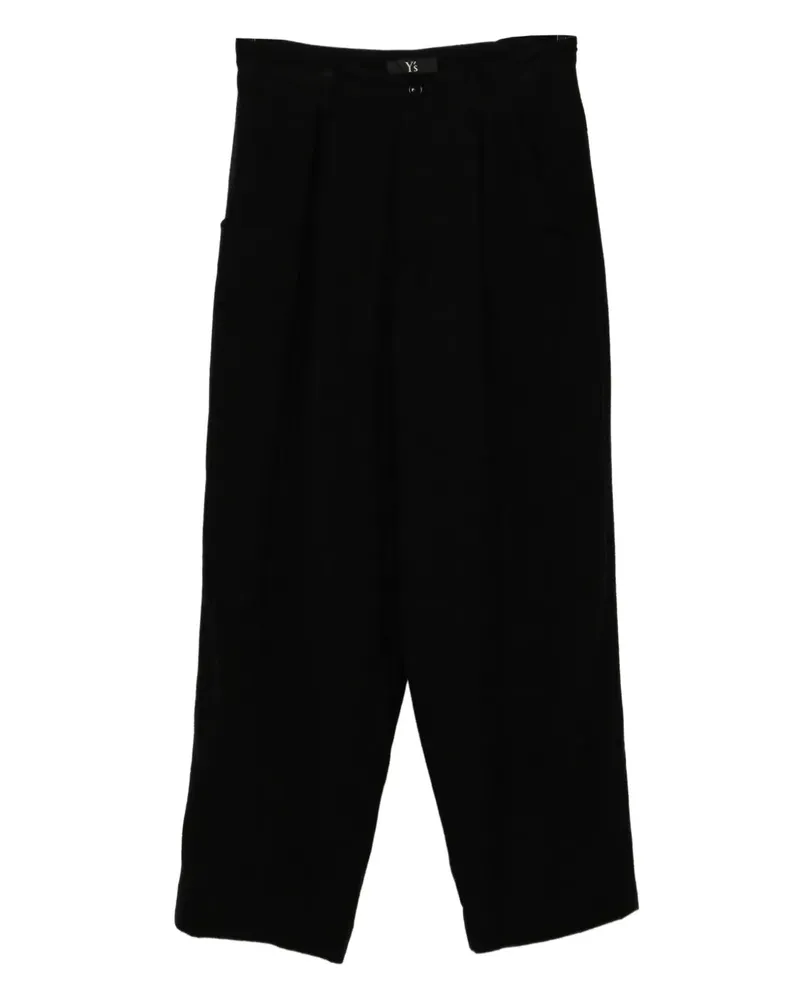 Yohji Yamamoto Hose aus Wolle - Schwarz Schwarz
