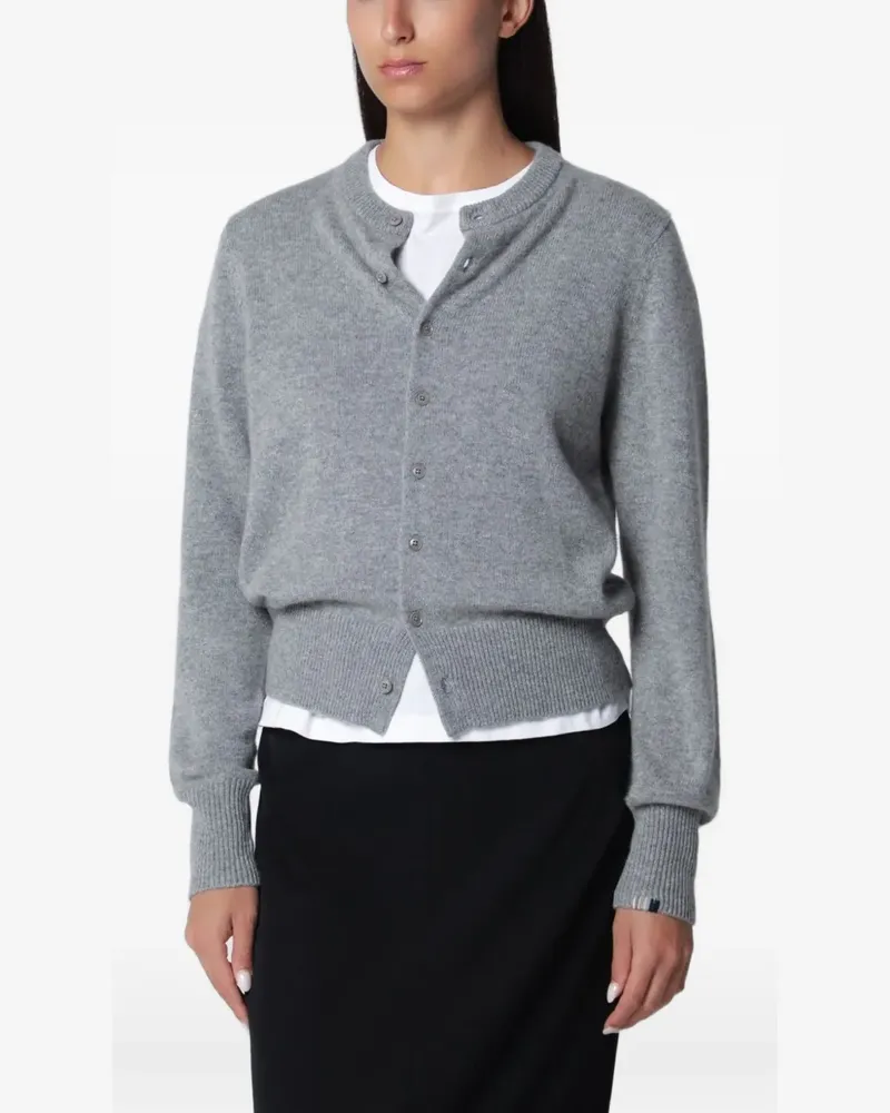 extreme cashmere Little Lamb Cardigan aus Kaschmir - Grau Grau