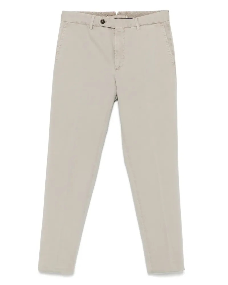 Incotex Hose mit Tapered-Bein - Grau Grau