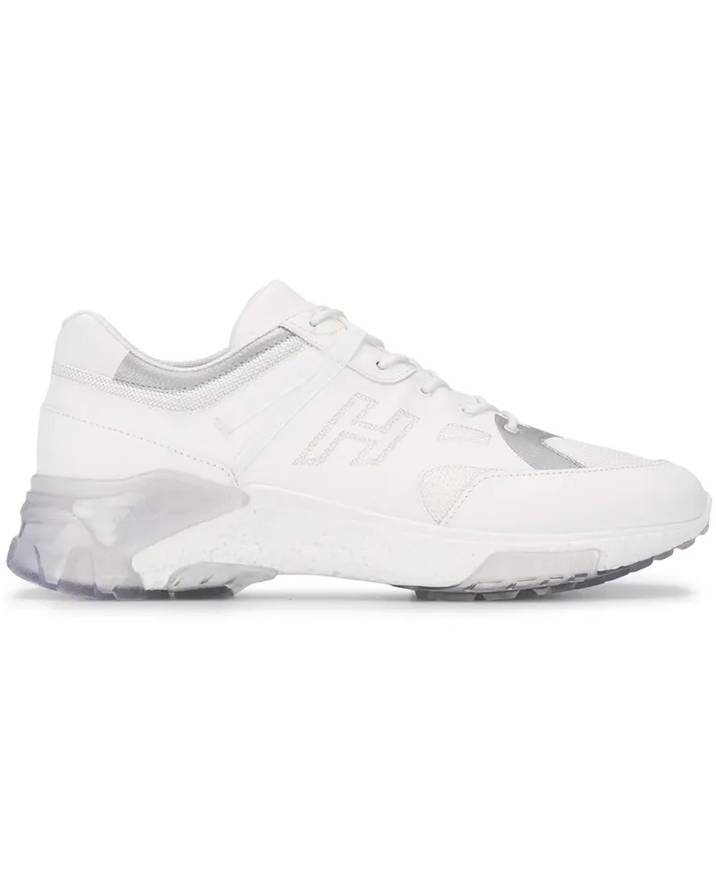 Hogan Sneakers mit Schnürung - Weiß Weiß