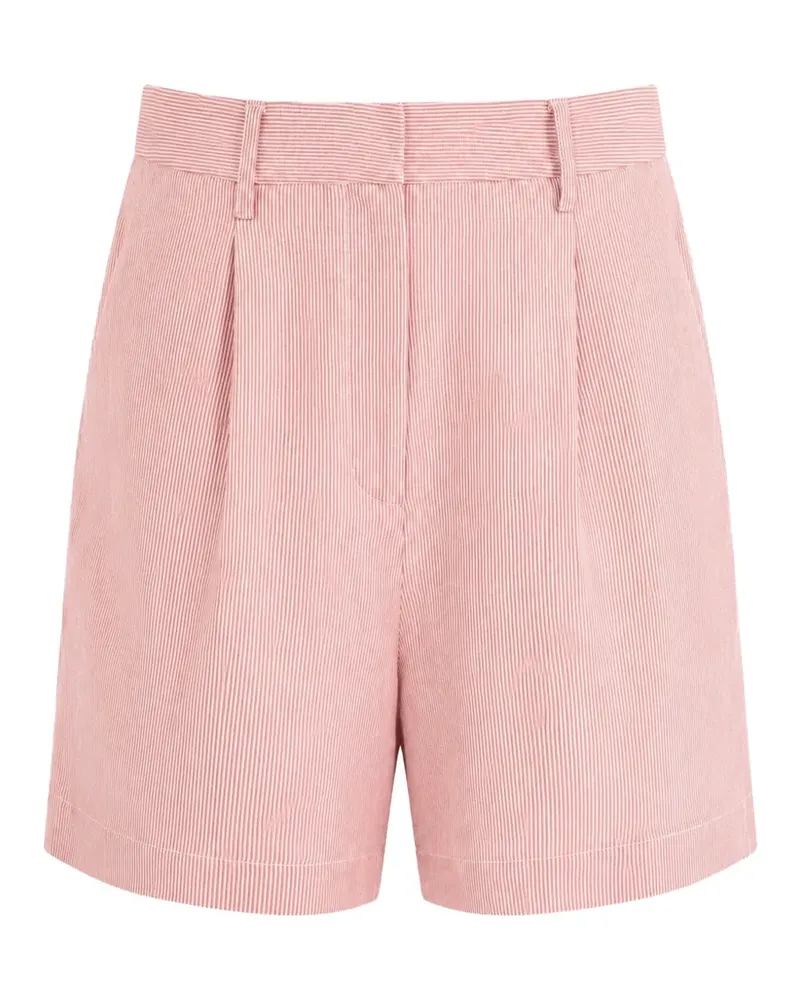 TWP Henry St Shorts mit Nadelstreifen - Rot Rot