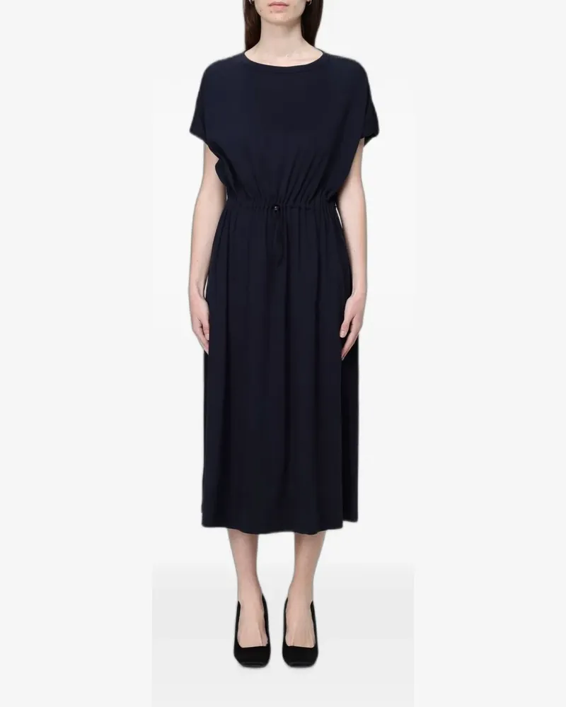 Fabiana Filippi short sleeve midi dress - Blau Blau