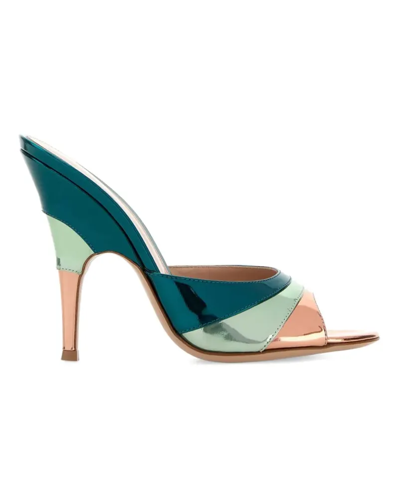 Gianvito Rossi Marea metallic sandals - Blau Blau