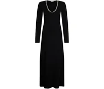 Kleid mit Strass - Schwarz