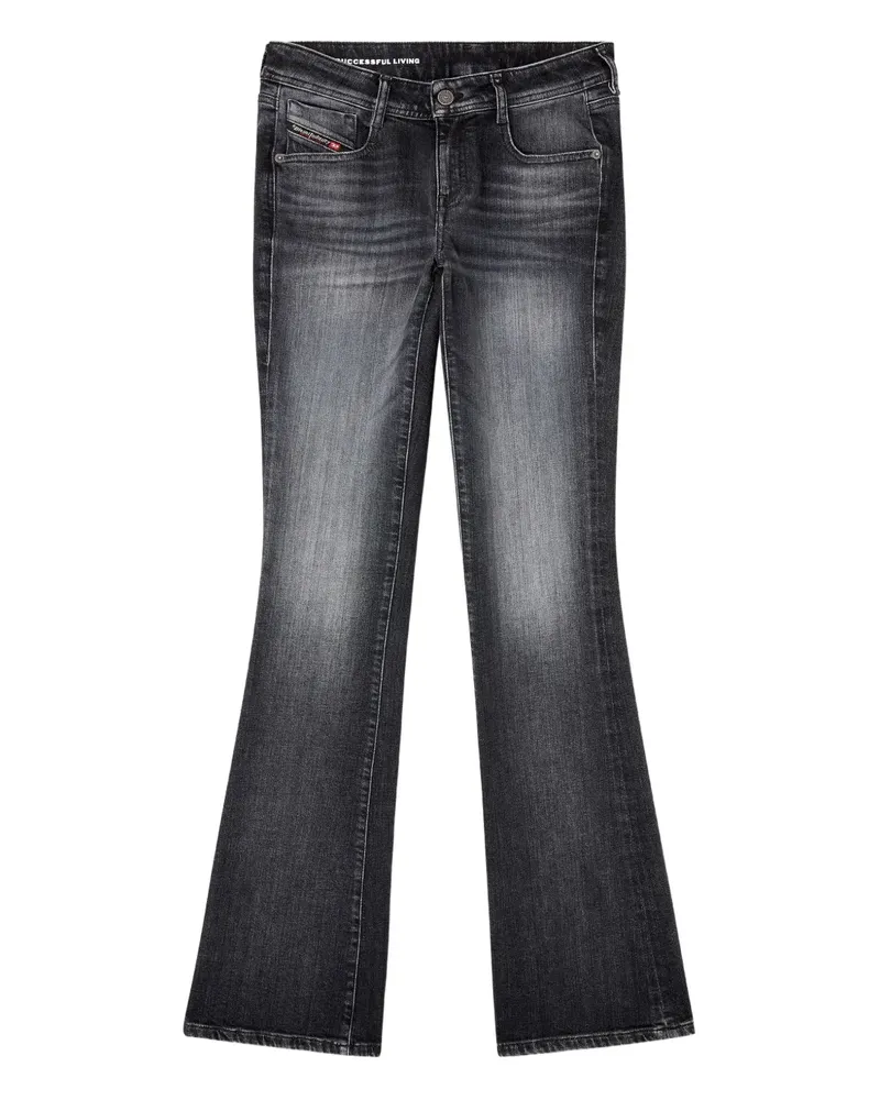 Diesel Bootcut 1969 D-Ebbey Jeans - Schwarz Schwarz
