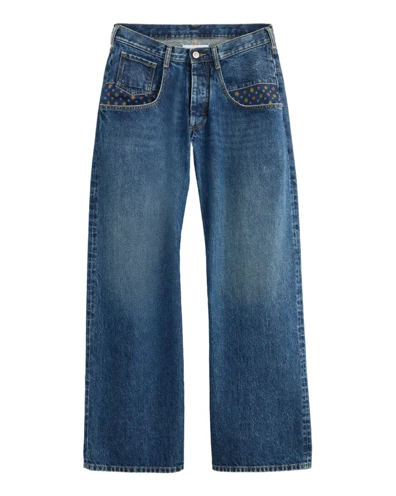 Maison Margiela Jeans mit Gürtelschlaufe - Blau Blau
