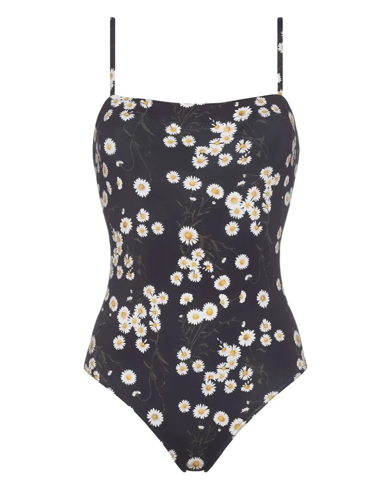 Eres Intensément Badeanzug mit Blumen-Print - Schwarz Schwarz