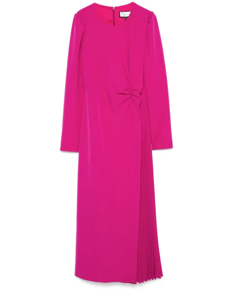 NISSA Midikleid mit Falten - Rosa Rosa