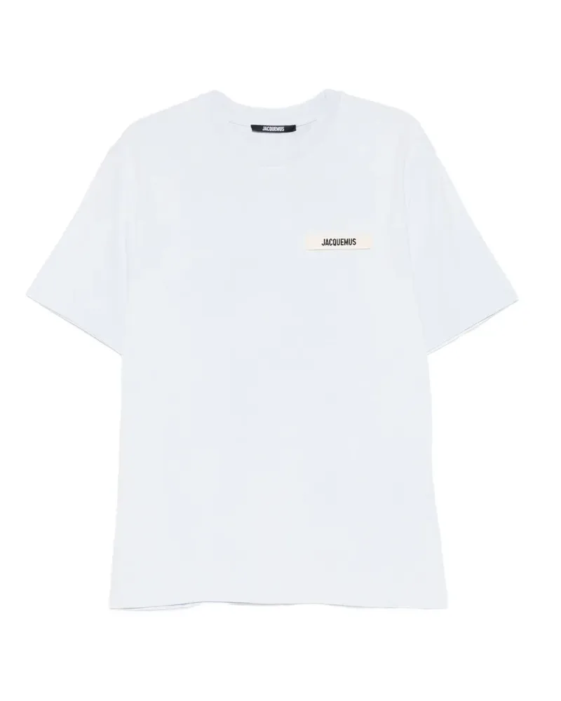 Jacquemus T-Shirt mit Patch - Weiß Weiß