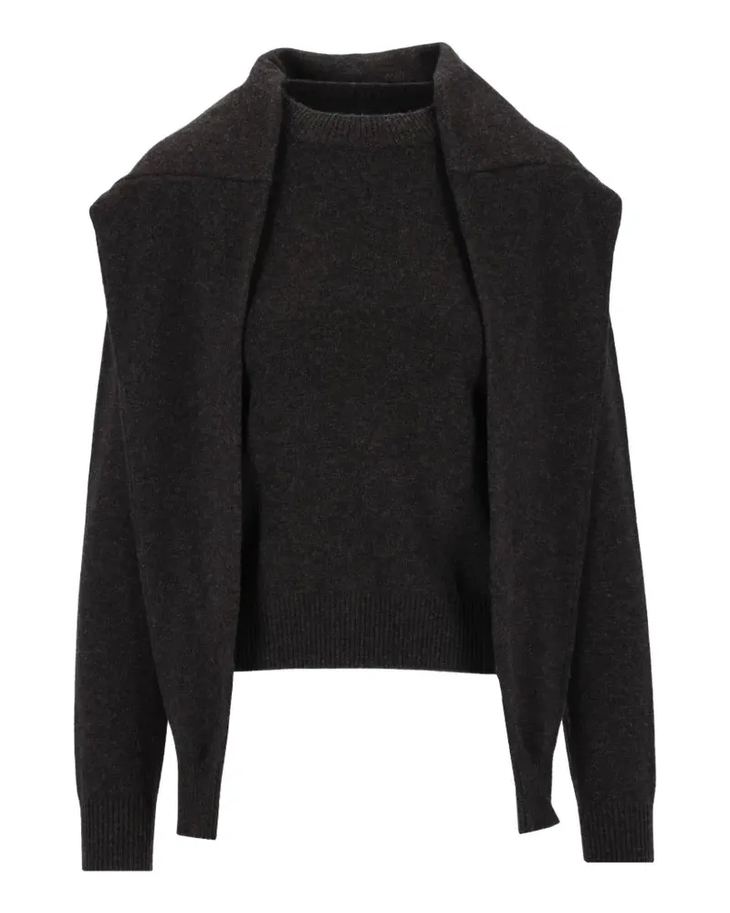 arch4 Eleanor Pullover mit Knoten - Grau Grau