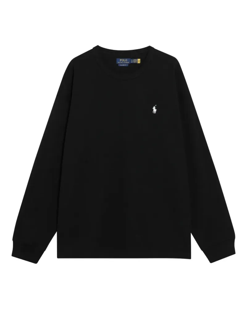 Ralph Lauren Sweatshirt mit Logo-Stickerei - Schwarz Schwarz