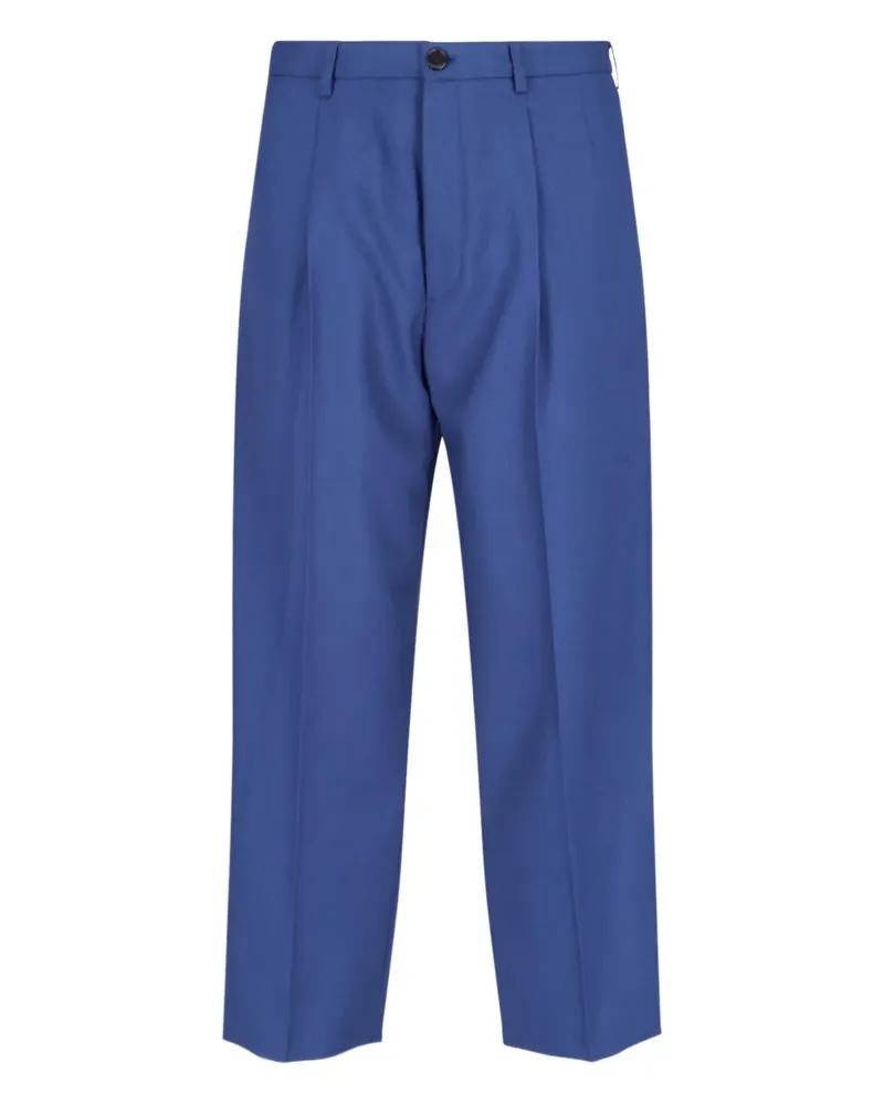 Marni Tapered-Hose mit Bundfalten - Blau Blau