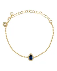 Kenneth Jay Lane Armband mit Saphiren Gold