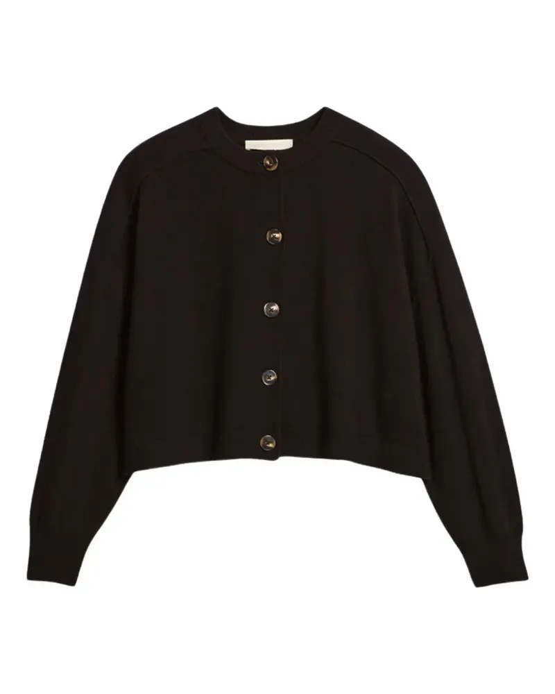 Vanessa Bruno button-up raglan-sleeve cardigan - Schwarz Schwarz