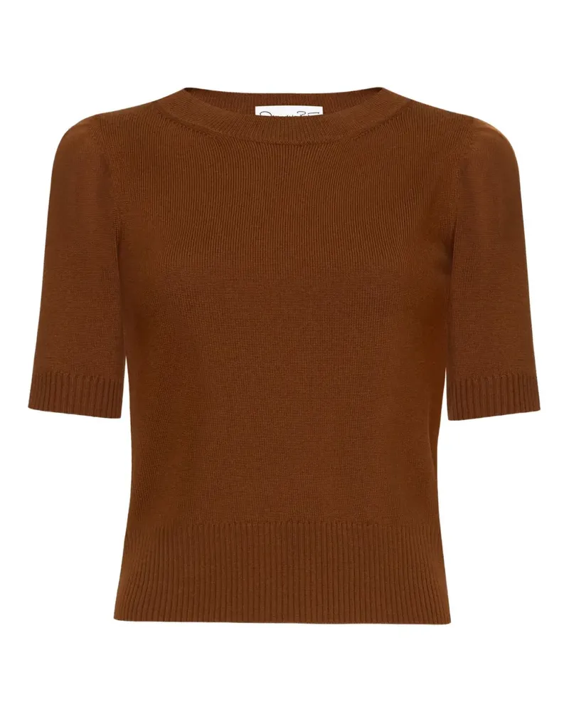 Oscar de la Renta Pullover aus Schurwolle - Braun Braun
