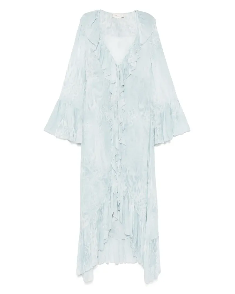 Blumarine Maxikleid mit Print - Blau Blau