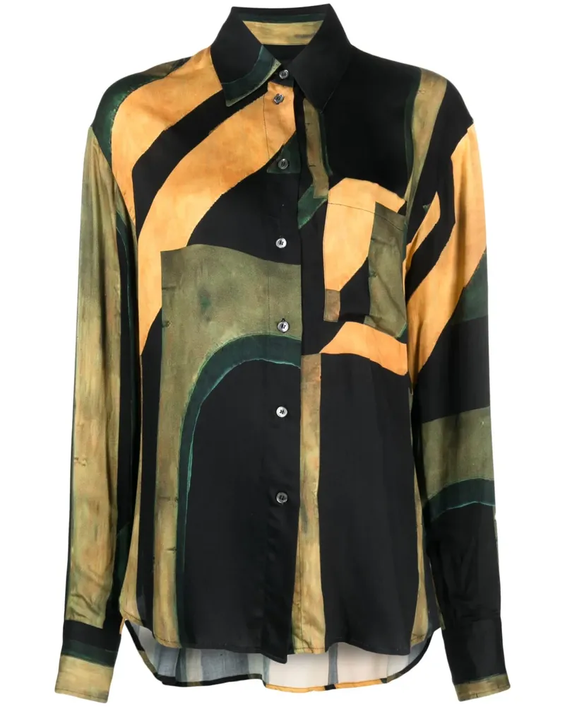 Louisa Ballou Hemd mit Knöpfen - Gelb Gelb