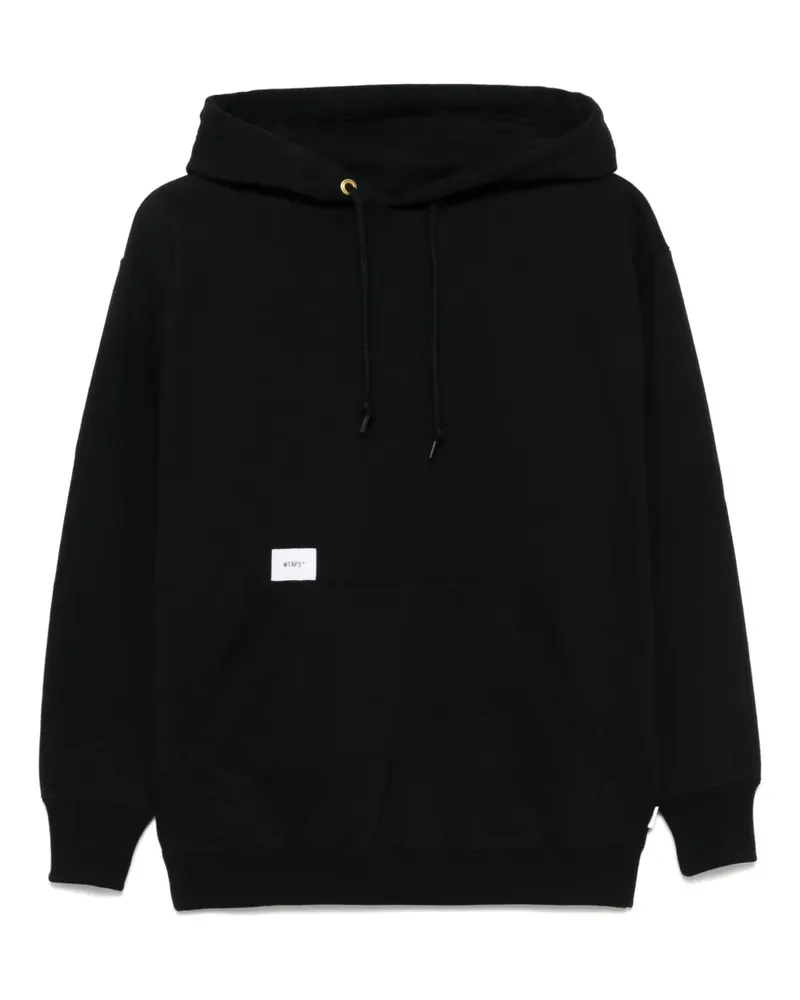 WTAPS Hoodie mit Logo-Print - Schwarz Schwarz