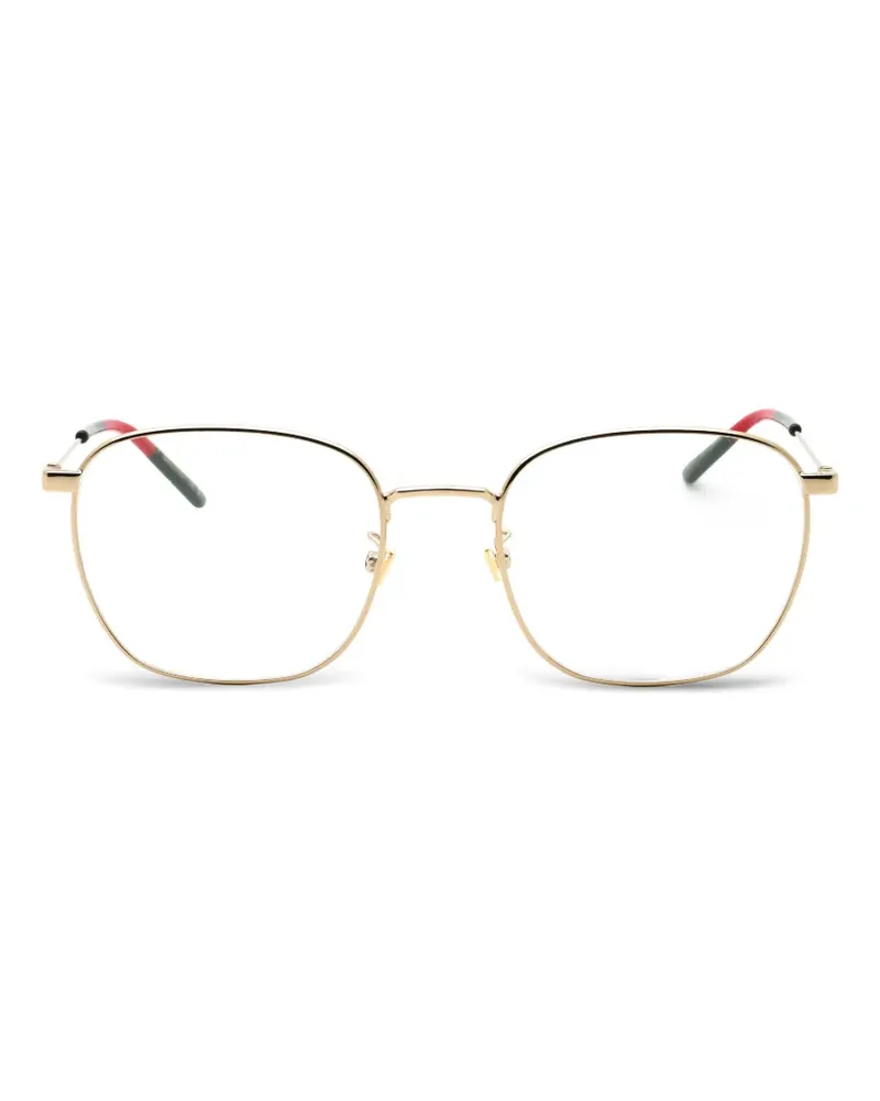 Gucci Brille mit geometrischem Gestell - Gold Gold
