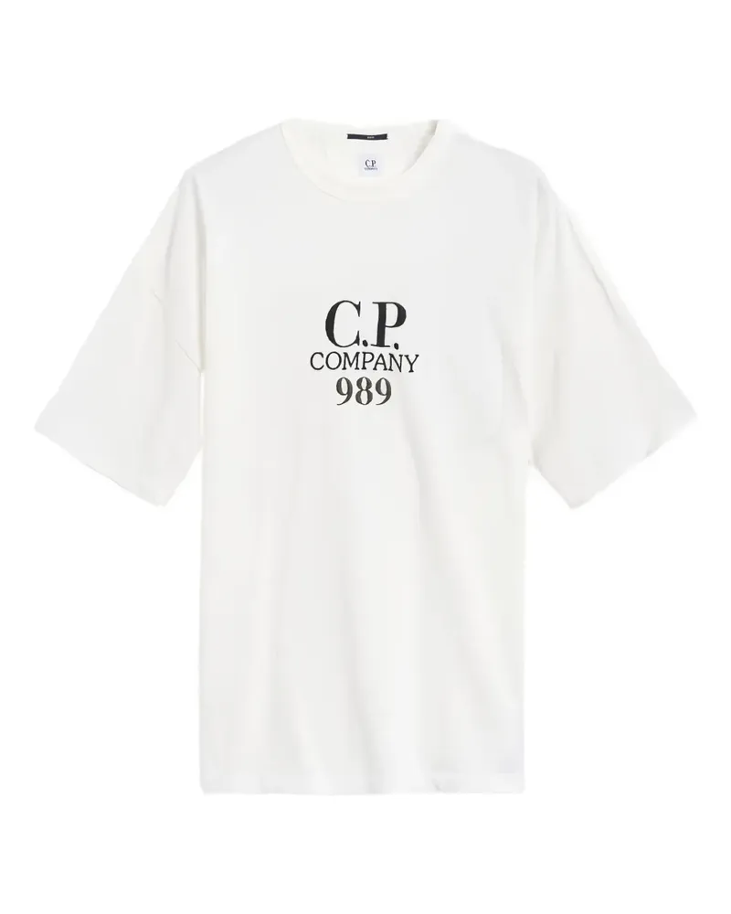 C.P. Company T-Shirt mit Logo-Print - Weiß Weiß